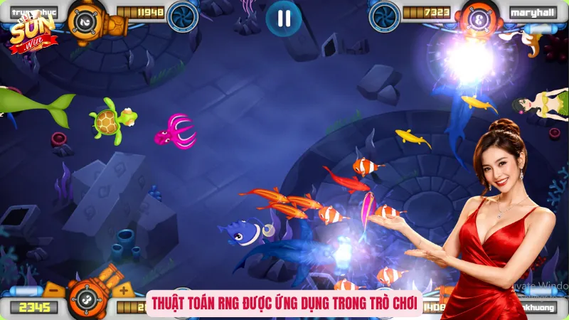 Bắn Cá Đổi Thưởng Sunwin – Chinh Phục Đại Dương Rinh Jackpot 2 Thuật toán RNG được ứng dụng trong trò chơi