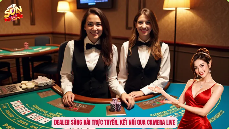 Dealer Là Gì? Vai Trò Quyền Lực Điều Phối Bàn Cược 3 Dealer sòng bài trực tuyến, kết nối qua camera live