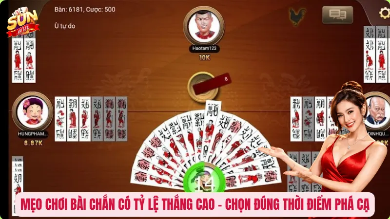 Mẹo Chơi Bài Chắn Có Tỷ Lệ Thắng Cao - Người Ăn Không Hẳn Cầm Bài Đẹp 3 Mẹo chơi bài Chắn có tỷ lệ thắng cao - Chọn đúng thời điểm phá cạ