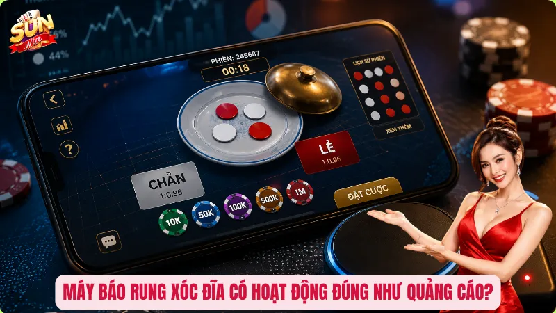 Máy báo rung xóc đĩa có hoạt động đúng như quảng cáo?